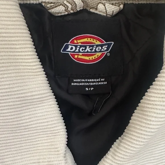 Dickies Beige Tan Floral Pattern Jacket NWOT - Picture 2 of 6